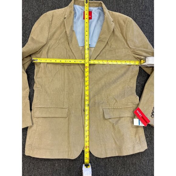 Izod Mens XL Corduroy Blazer Jacket Cedarwood Khaki Tan New With Tags - Picture 7 of 16